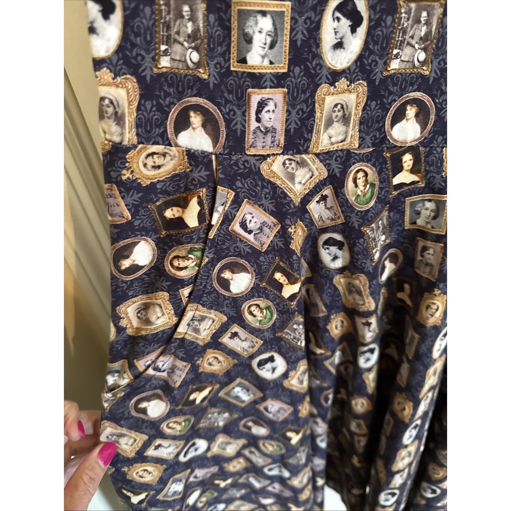Svaha Dress Womens Women's Authors Twirl Midi Dress Size XL W Pockets - Picture 4 of 7